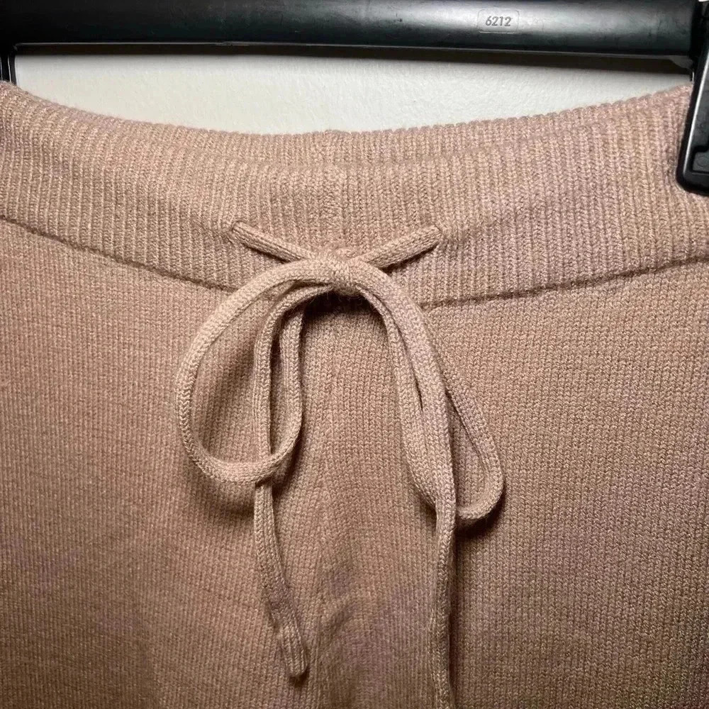 Kittenish Lazy Days Sweater Joggers Camel Beige L… - image 3